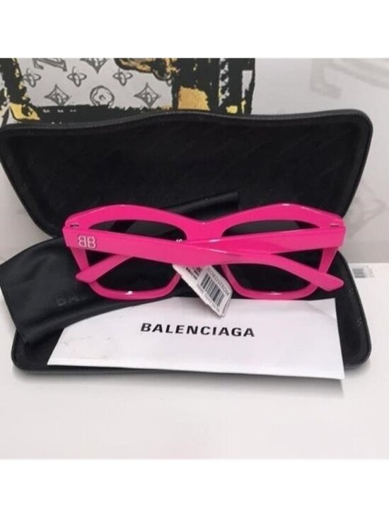 ?️ New Authentic Balenciaga BB0216S 003 Fuchsia Sunglasses main image 5